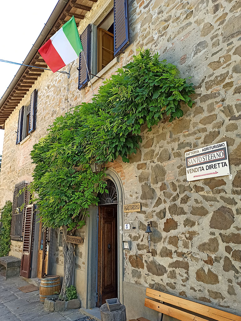 Spirito Italiano Agriturismo e Chianti classico: Fattoria Santo Stefano