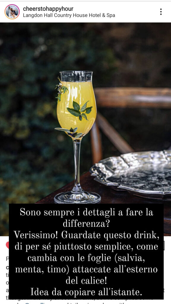 Spirito Italiano Selezione a colpo d'occhio di Sandra Panerai da Instagram. Delicatamente