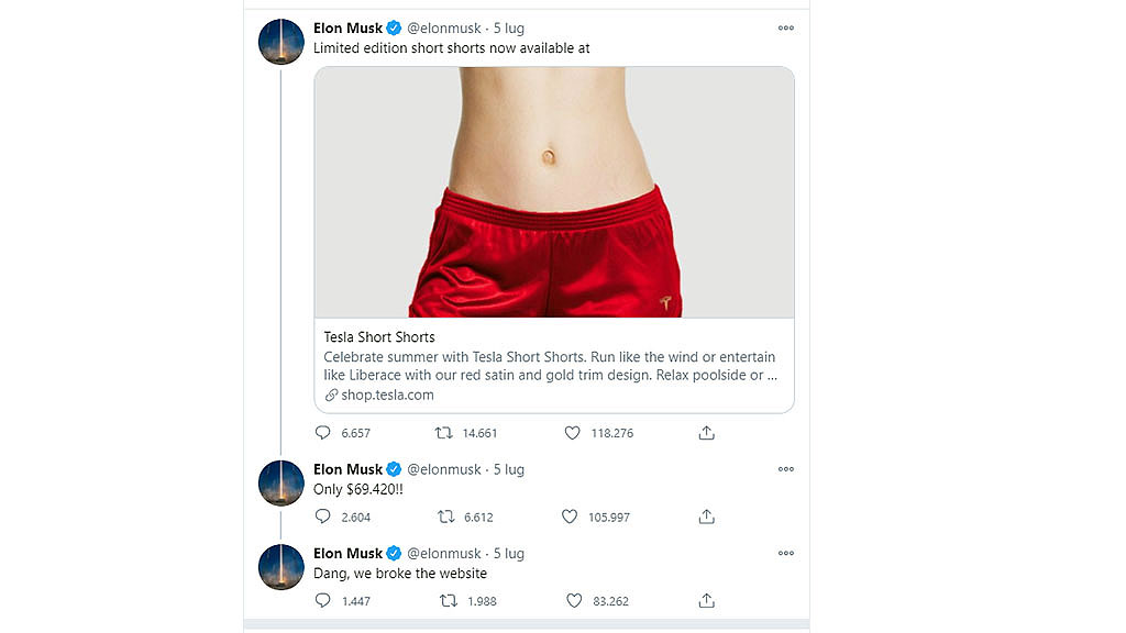 Spirito Italiano La nuova Tesla Tequila di Elon Musk