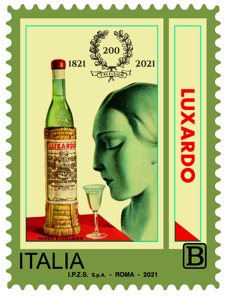 Spirito Italiano luxardo francobollo 200 anni