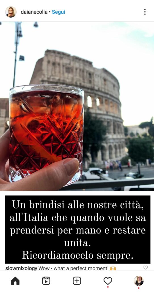 Spirito Italiano colpo d'occhio foto Sandra Panerai su Instagram