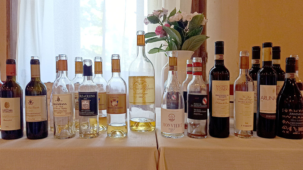 Spirito Italiano degustazione vini dolci capezzana