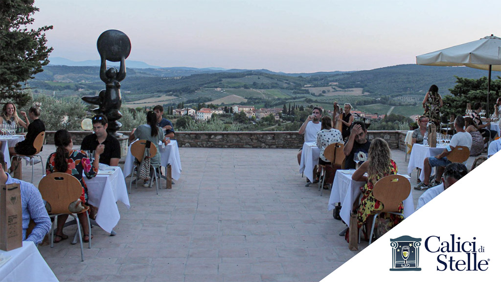 Spirito Italiano calici di stelle vernaccia san gimignano