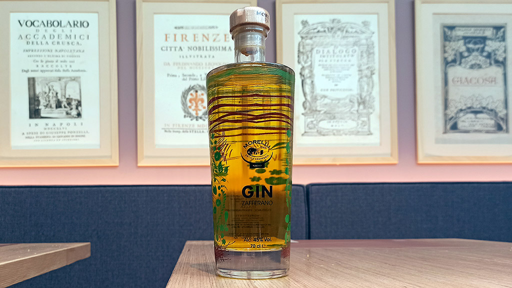 Spirito Italiano Gin alla zafferano Morelli
