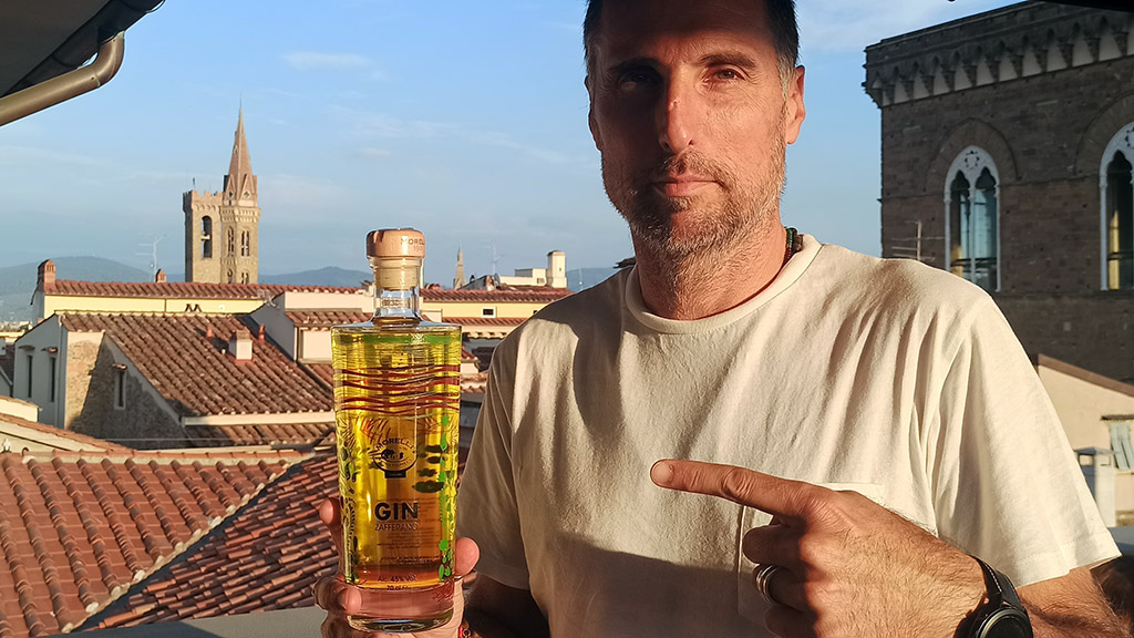 Spirito Italiano Gin alla zafferano Morelli