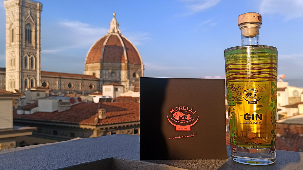 Spirito Italiano Gin alla zafferano Morelli
