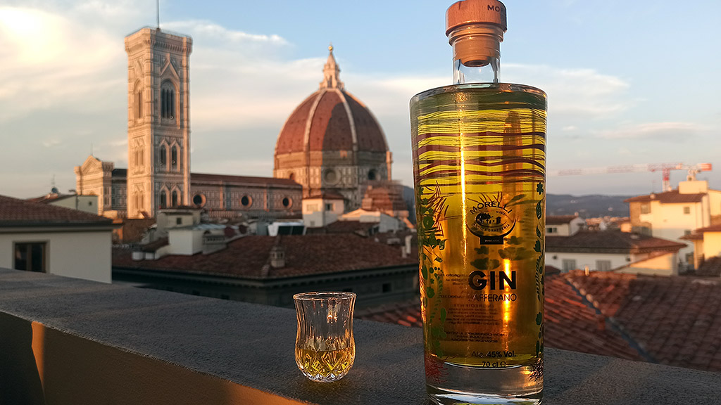 Spirito Italiano Gin alla zafferano Morelli