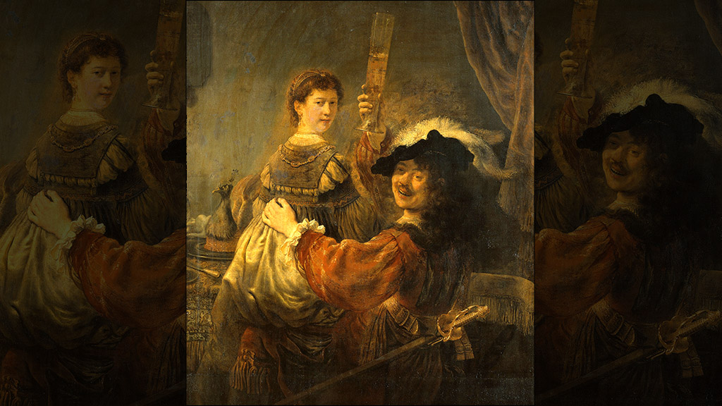 Spirito Italiano rembrandt calice alcol mistero allegra coppia