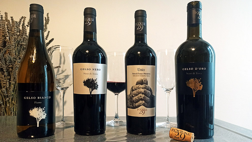 Spirito Italiano Podere 29 uva troia gelso marrano