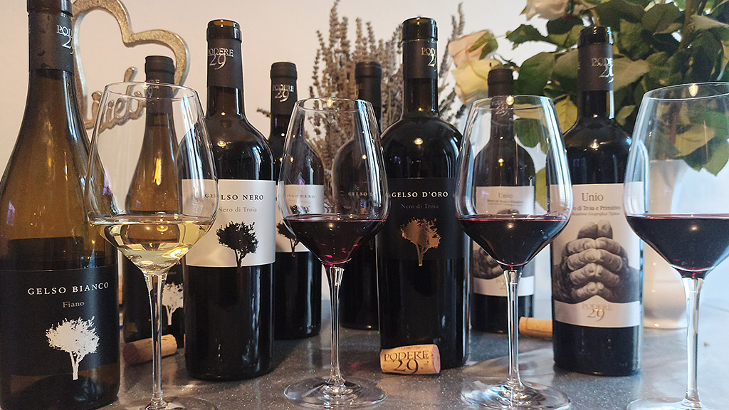 Spirito Italiano Podere 29 uva troia gelso marrano
