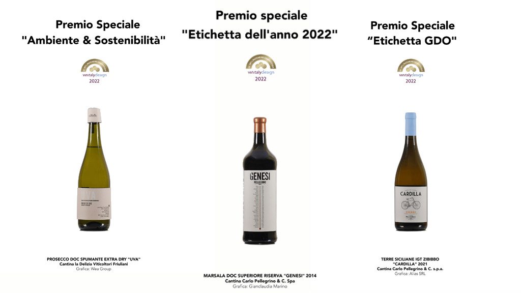 Spirito Italiano premio vinitaly packaging 2022 pellegrino