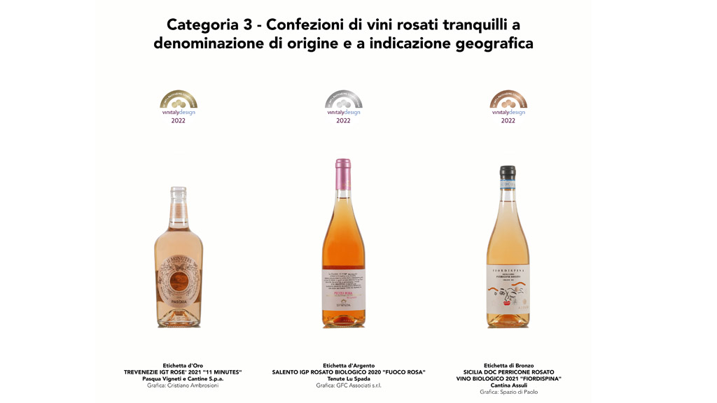 Spirito Italiano premio vinitaly packaging 2022 pellegrino