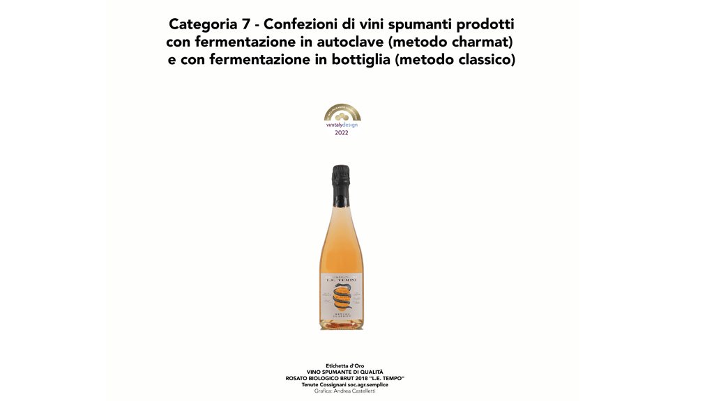 Spirito Italiano premio vinitaly packaging 2022 pellegrino
