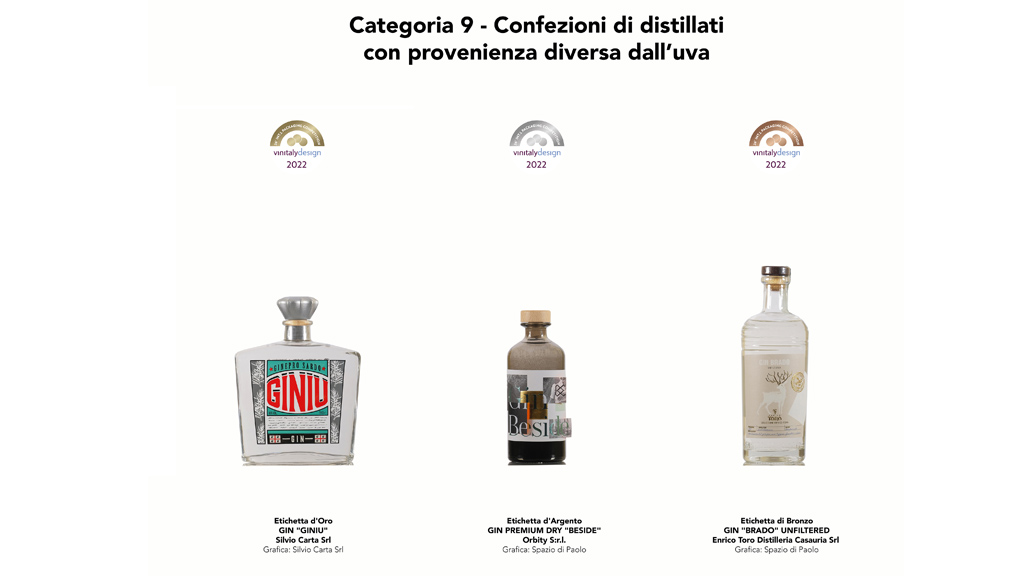 Spirito Italiano premio vinitaly packaging 2022 pellegrino