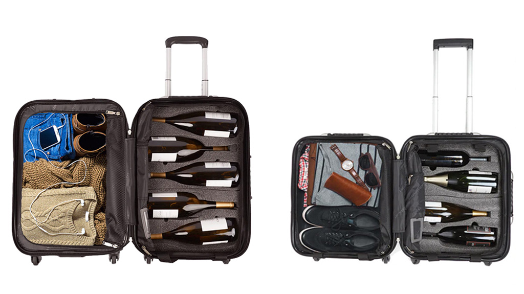 Spirito Italiano Vingardevalise FlyWithWine valigia vino bottiglie aereo