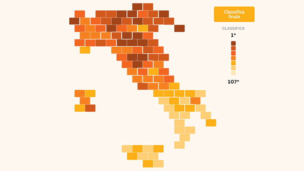 Spirito Italiano qualità della vita sole 24 ore bologna bolzano firenze
