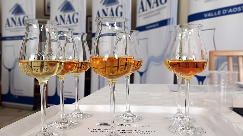 Spirito Italiano Alambicco d’Oro 2022 ANAG grappa brandy