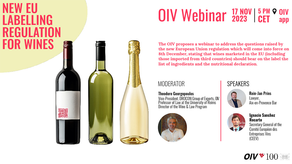 Spirito Italiano etichettatura vino webinar oiv