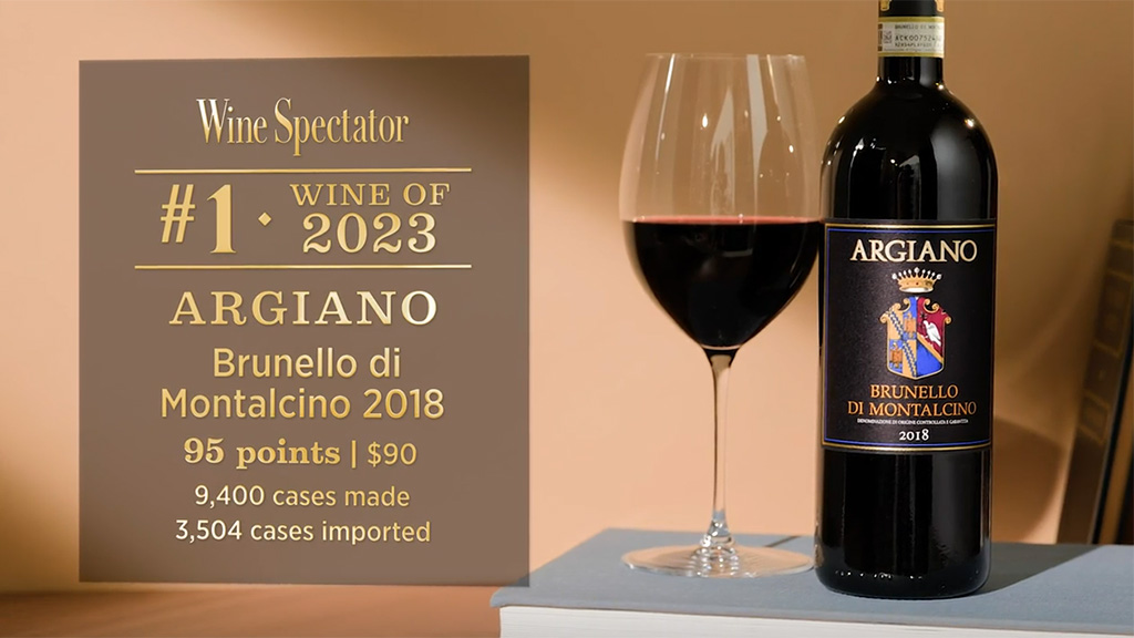 Spirito Italiano top wine spectator 2023 miglior vino mondo