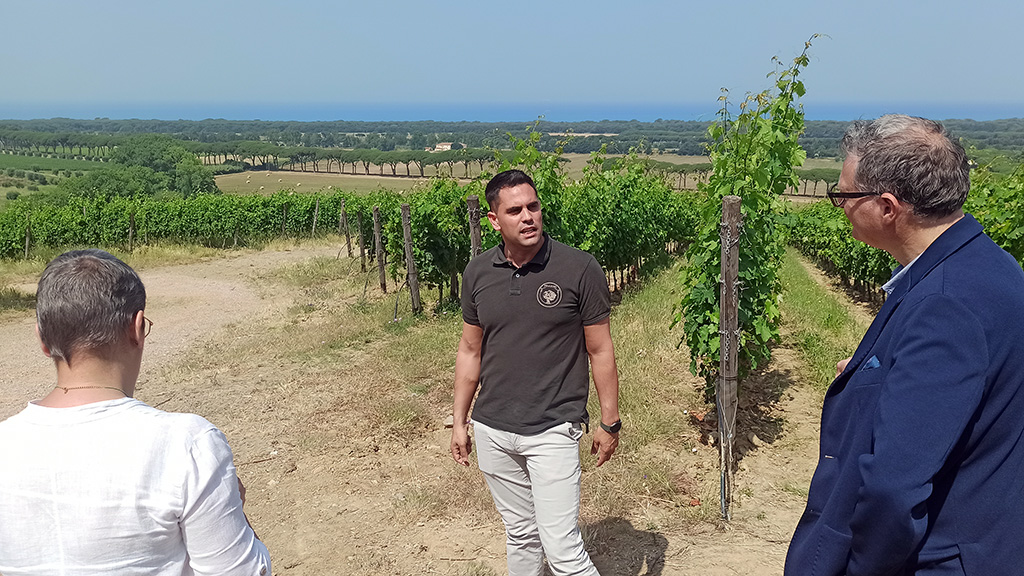 tenuta fratini bolgheri di luisa tolomei con davide d'altiero e marco mancini