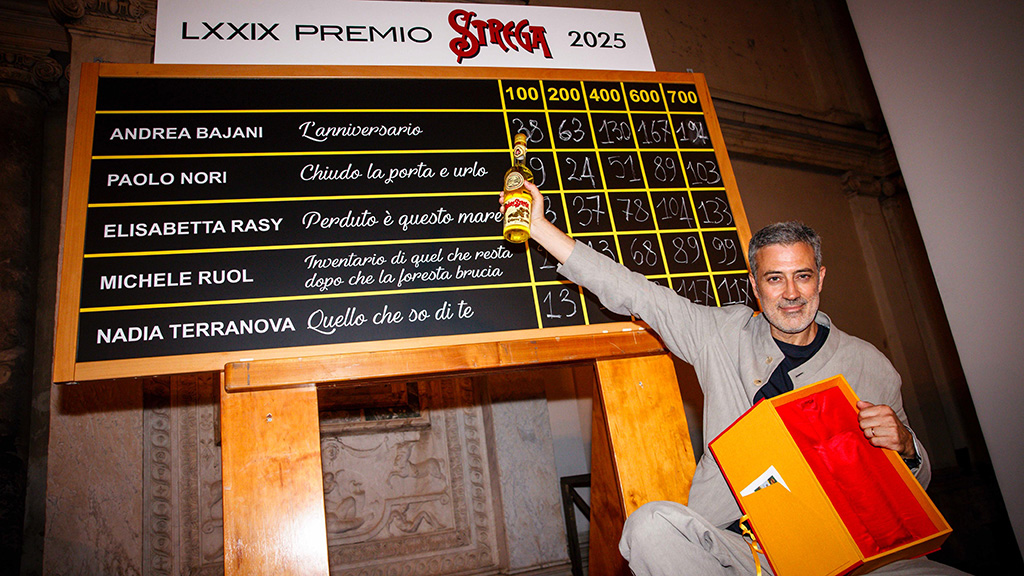Spirito Italiano strega,premio,bajani premio strega 2025 andrea bajani