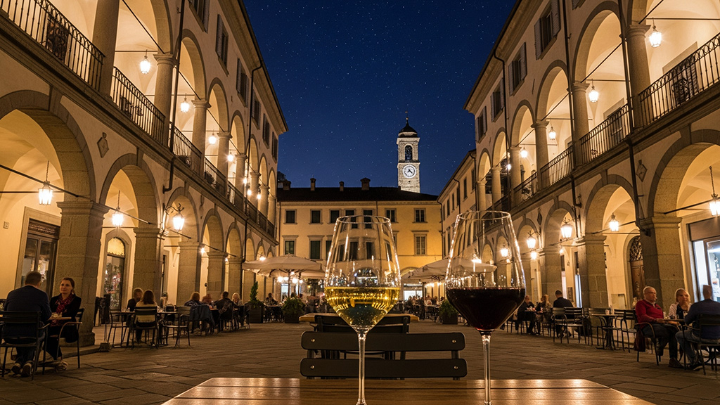 Spirito Italiano stelle,san lorenzo,vino calici stelle vino Spirito Italiano