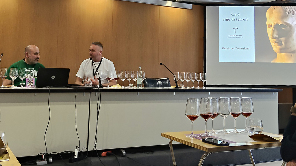 Spirito Italiano calabretta,cirò,fivi Cataldo Calabretta - masterclass FIVI