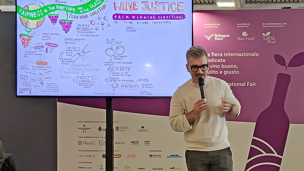 Spirito Italiano slow wine,giusto,justice Boban Pesov - Slow Wine Fair foto: S Comastri