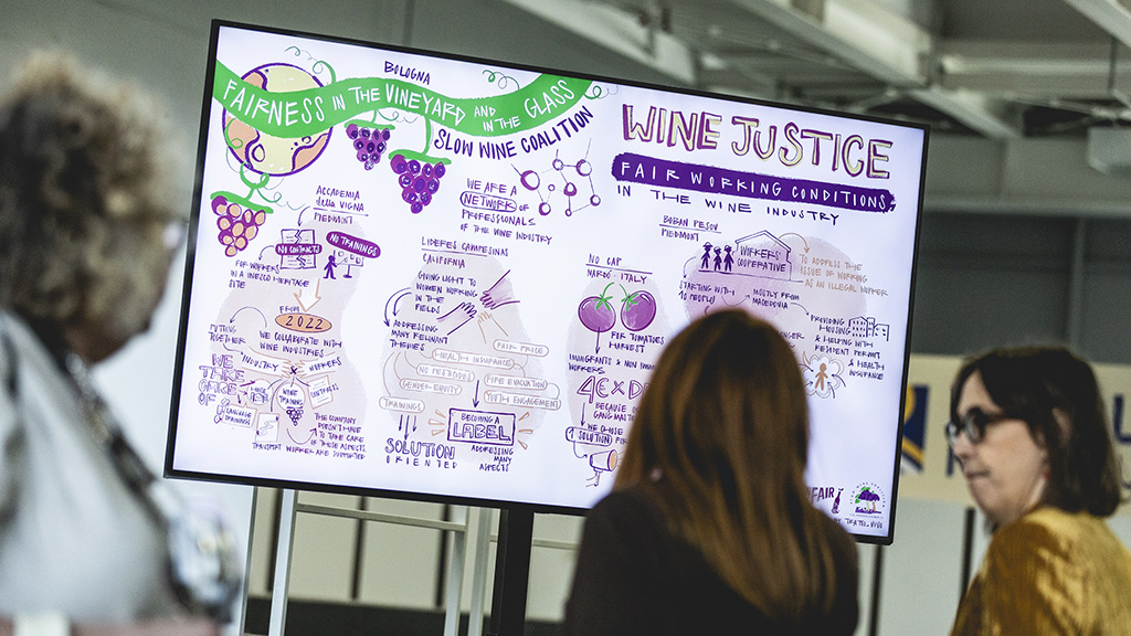 Spirito Italiano slow wine,giusto,justice Slow Wine Fair - Wine Justice