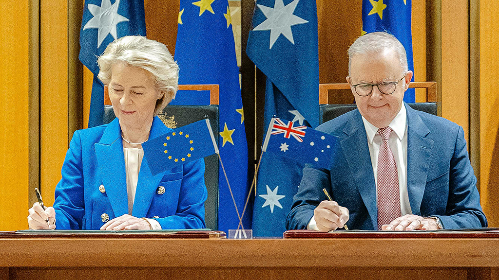 Spirito Italiano australia,scambio Accordo UE-Australia, Anthony Albanese e Ursula von der Leyen – credits: Christophe Licoppe © European Union 2026 (CC BY 4.0)