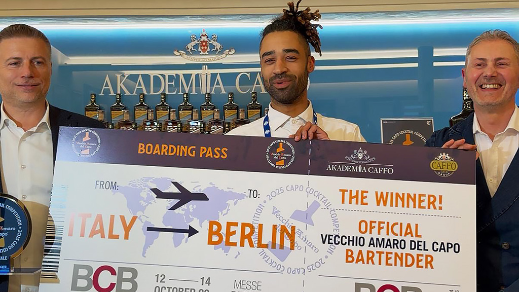 Spirito Italiano capo,del monte Capo cocktail competition Vecchio Amaro del Capo Gruppo Caffo 1915 - Vincitore Del Monte Rodriguez