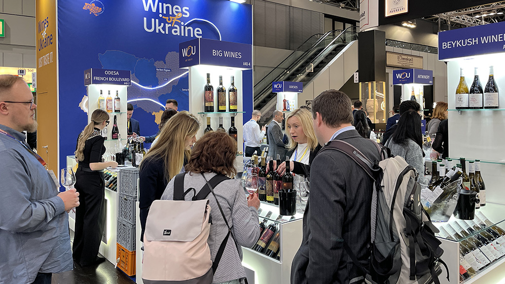 Spirito Italiano ucraina,vino Stand aziende vino Ucraina a Prowein - foto: U. Kohlmann