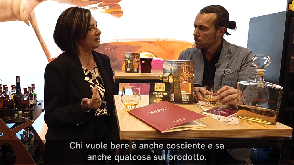 Spirito Italiano spirits,roner,grappa Lo Stato degli spirits - Paolo Bini con Karin Roner, Roner distillerie