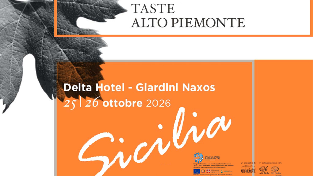 Spirito Italiano alto piemonte,sicilia,nebbiolo Taste Alto Piemonte in Sicilia - locandina